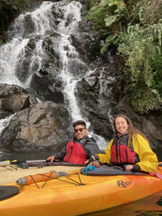 Kayak en Río Puelo