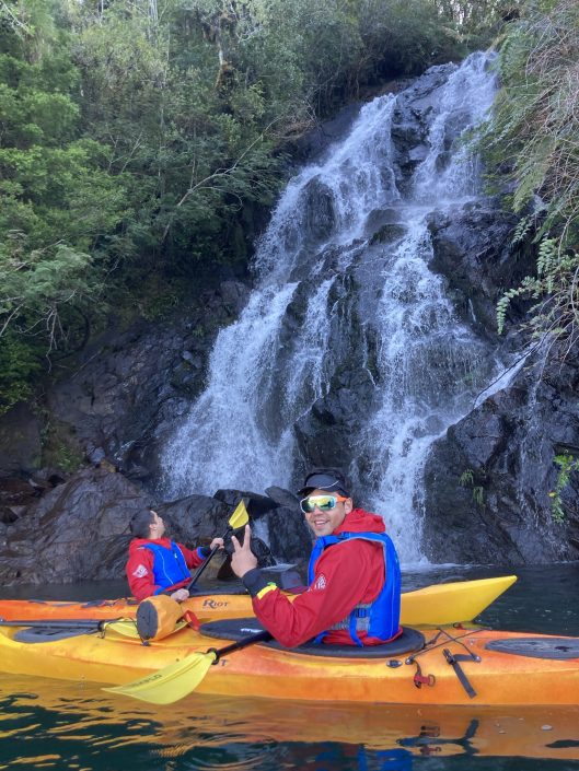 Kayak en Río Puelo