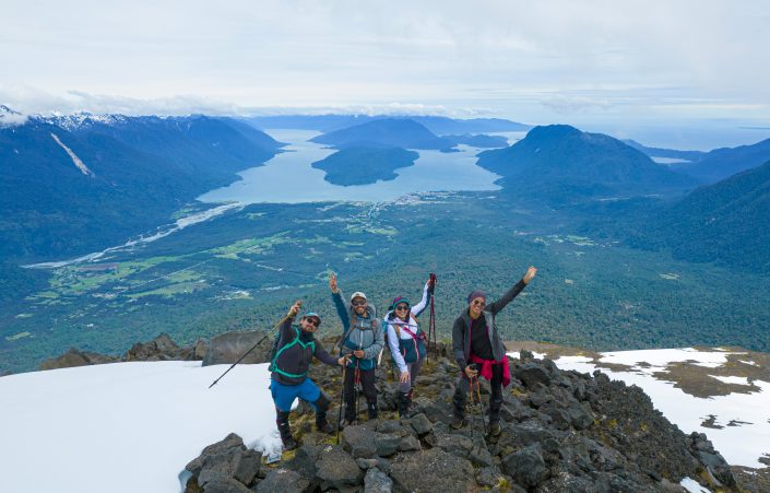 Ascenso Cumbre Volcán Hornopirén